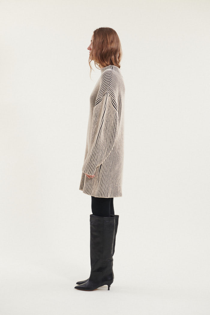 Basic Apparel Winie Long 2 Colored Kjoler 741 Black / Birch